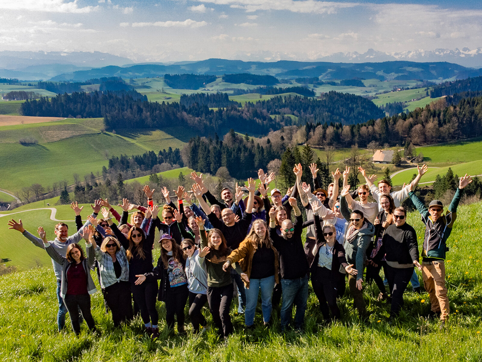 Teamfoto Freude