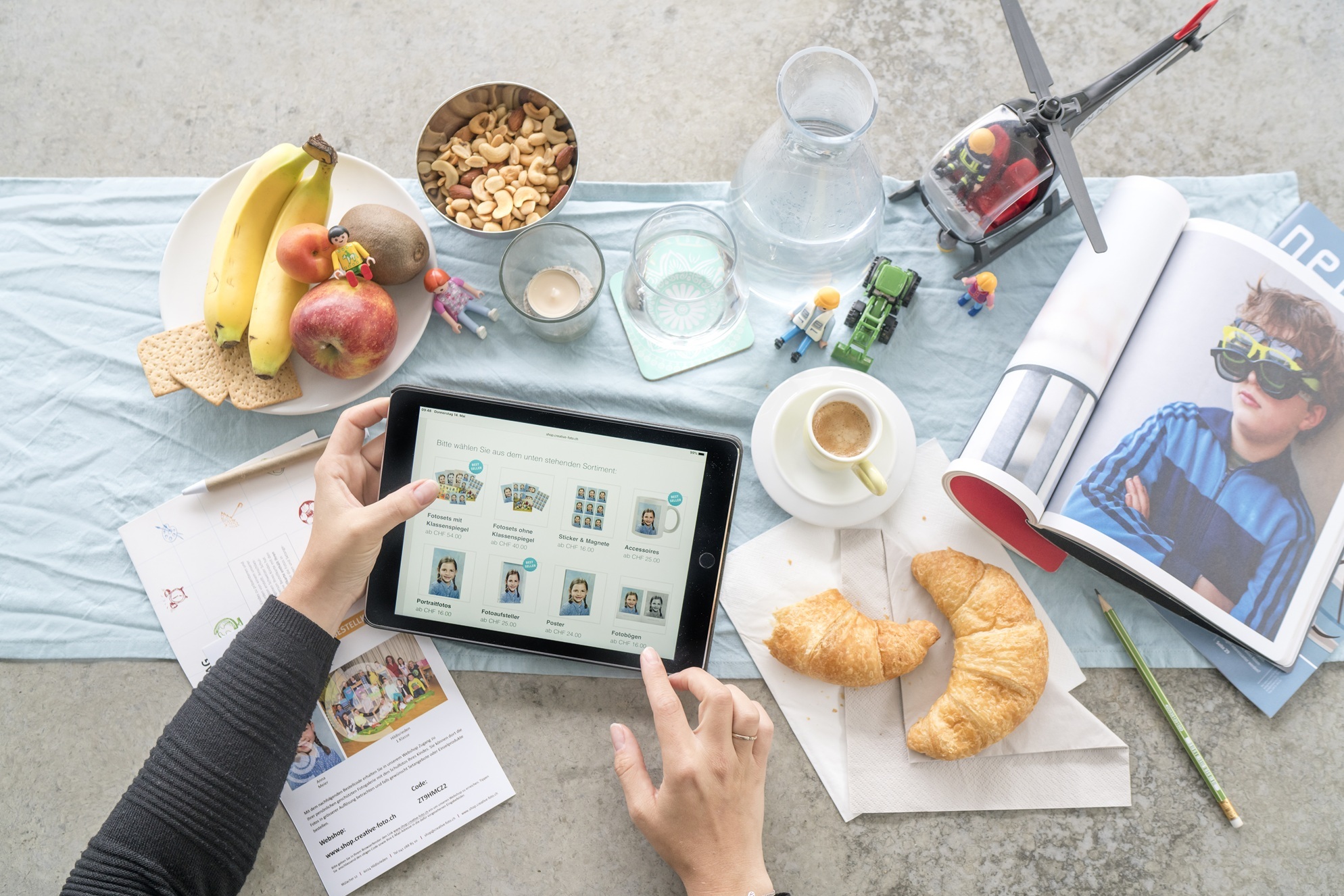 moderne schulfotografie strukturierter Ablauf Fototag